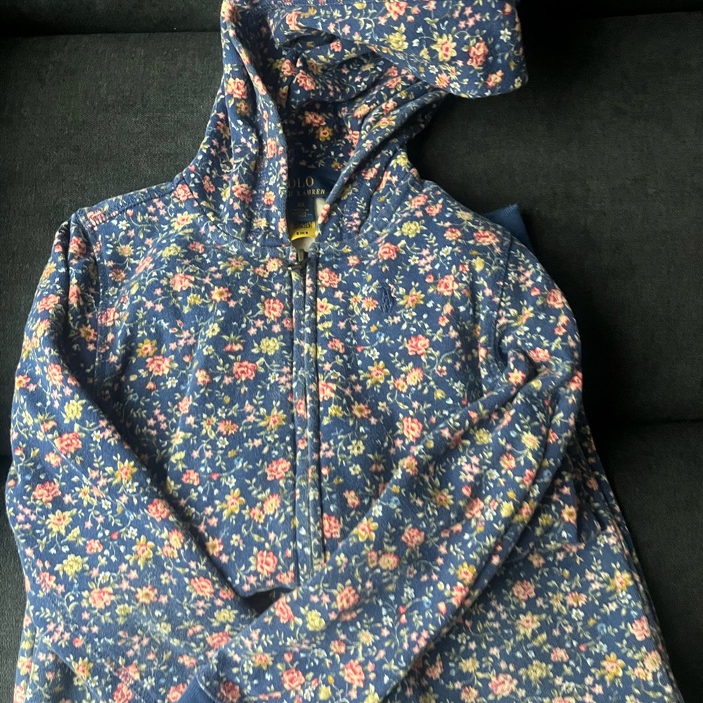 Polo Ralph Lauren Blue Floral Pants